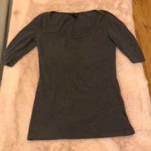 Dark grey 3/4 long sleeve